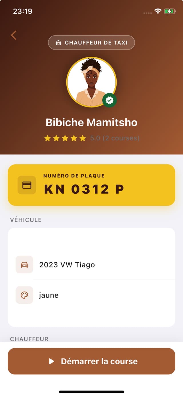 Profil après scan